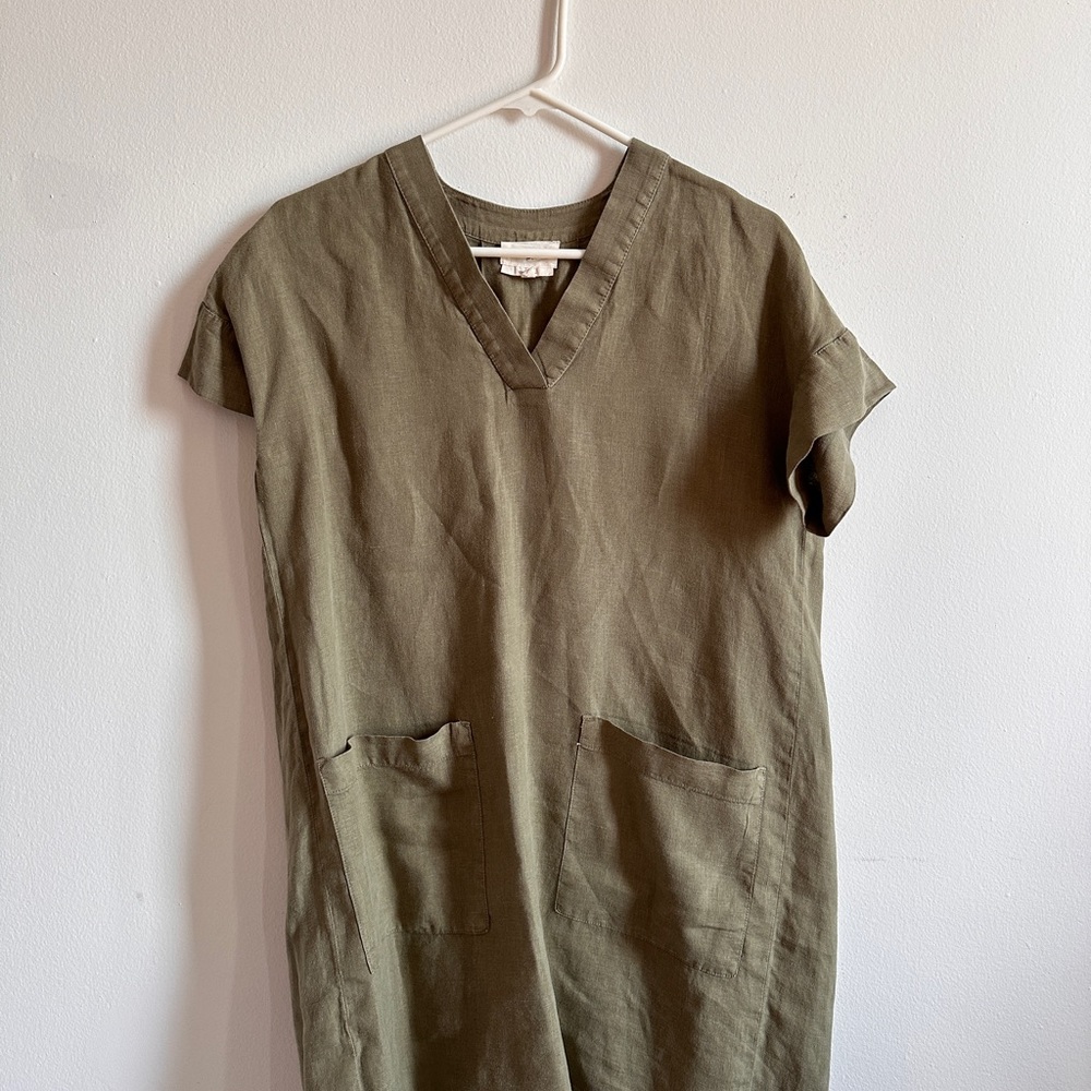 Lou and Grey Olive Green Dress - Picture 2 of 3